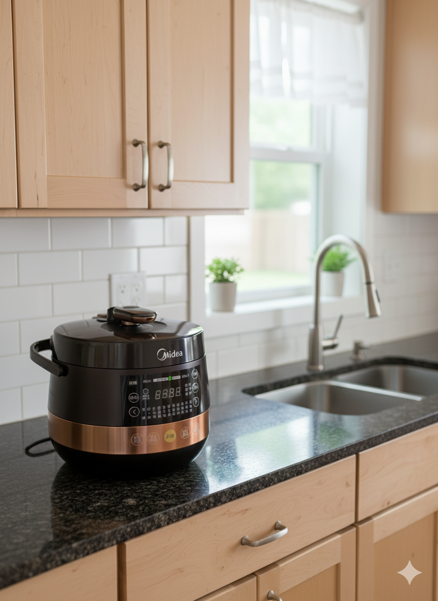 220V Midea Household Large-Capacity Intelligent 5L High-Pressure Rice Cooker Multi-Function Electric Pressure Cooker C